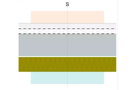 IST1 Strop, nevykurovaný priestor, alt. 1.1, EPS, anhydridový poter