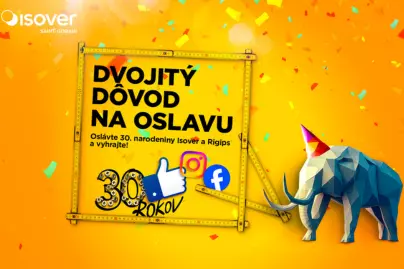 Oslávte 30 rokov s Isoverom a Rigipsom a vyhrajte skvelé ceny!