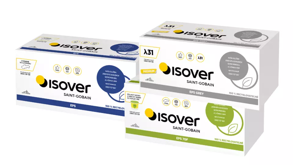 Nové obaly Isover EPS: Lepšie, prehľadnejšie a ekologickejšie