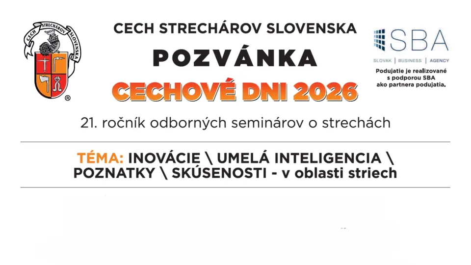 Cechové dni 2026
